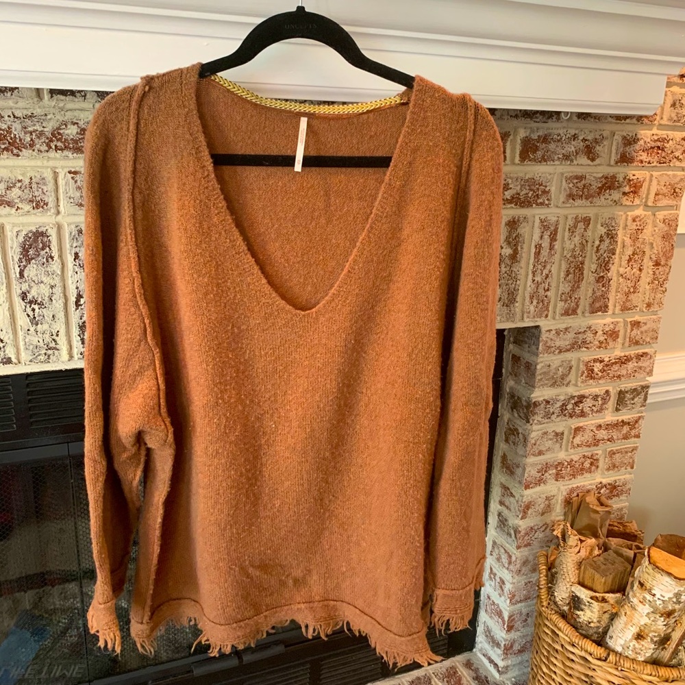 Free People Fringe Sweater